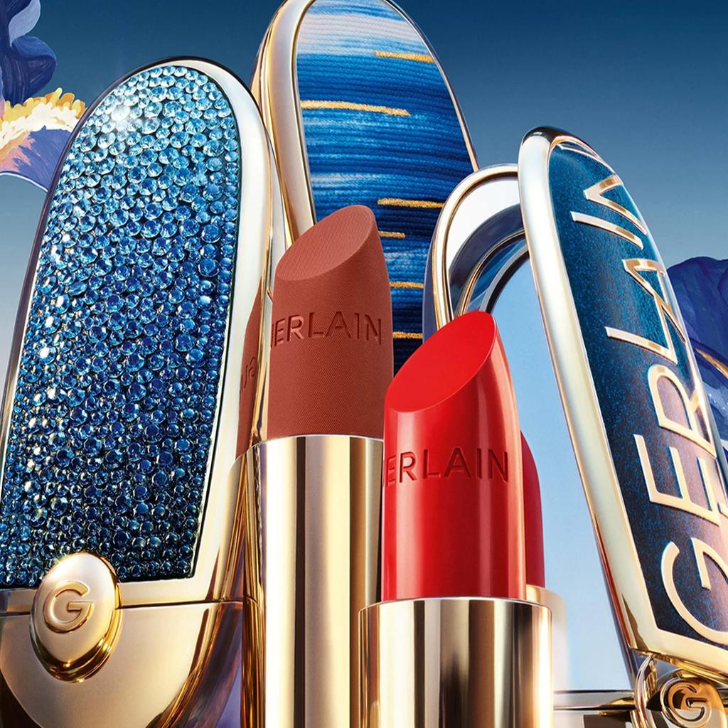 Guerlain Футляр для помады Rouge G с оттенком L'heure Bleue Bleu Rêverie