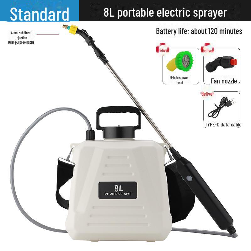 2024 New Electric Household Small Pesticide Sprayer - High Pressure Watering Pot