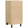 SKI Cabinet Honey Brown 40 x 46 x 81 cm Solid Pine Wood