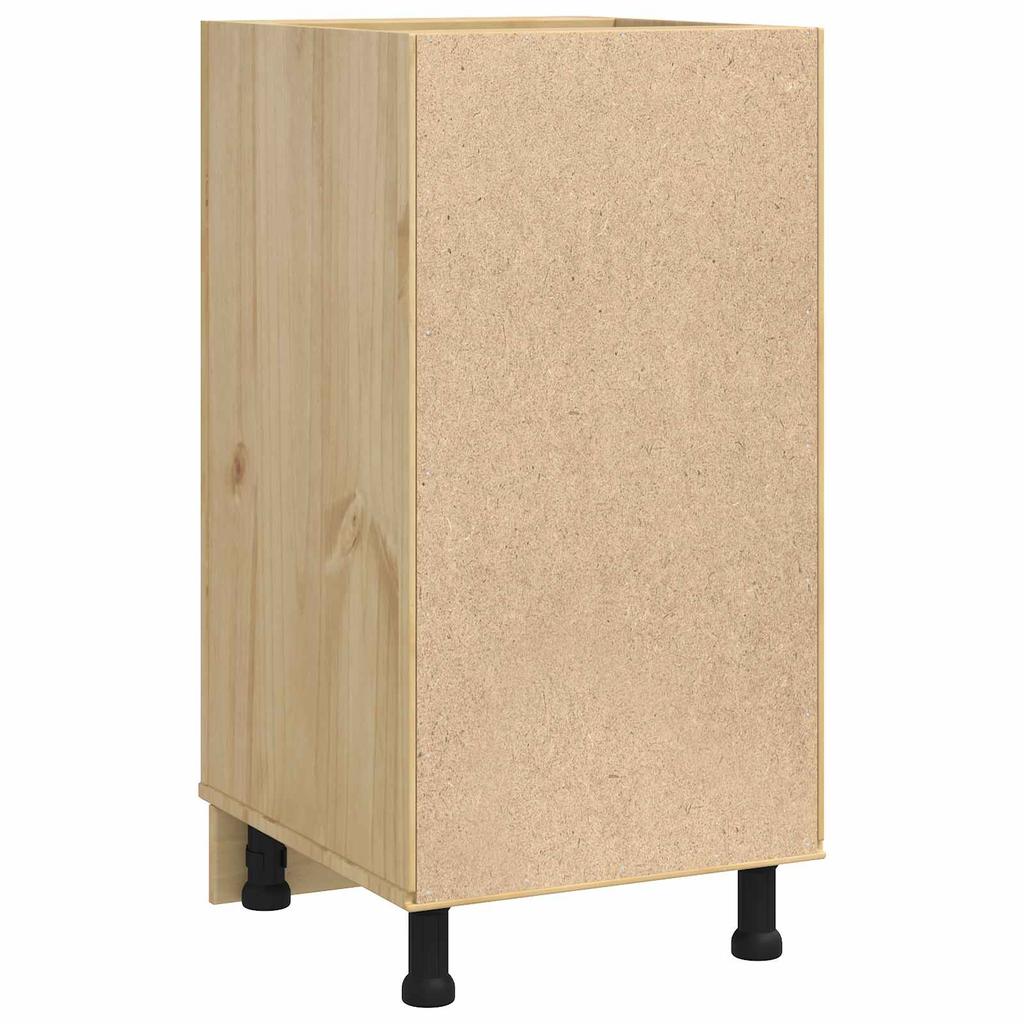 SKI Cabinet Honey Brown 40 x 46 x 81 cm Solid Pine Wood