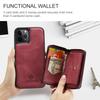 Zipper Wallet Card Phone Case for iPhone 17 Pro Max 16 Plus 15 14 13 12 11 XS XR X Flip Leather Holder Back Cover For Samsung S25 Ultra S24 FE S23 S22