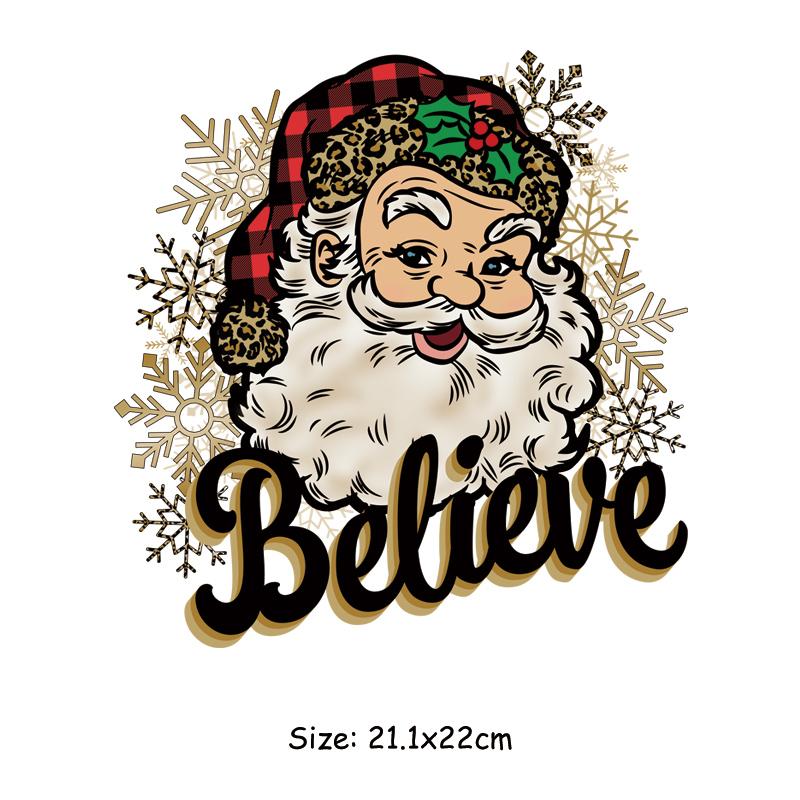 Рождественская нашивка «Любовь» для одежды, сделай сам, художественные ремесла, теплопередача, наклейки для одежды, толстовки, джинсы, Parches Ropa DIY Parches, Рождество