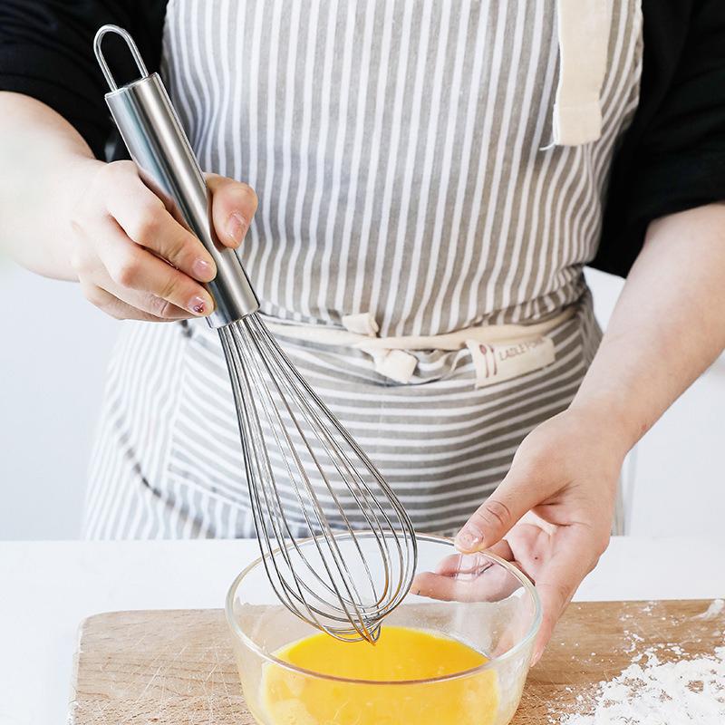 Мини-венчик из нержавеющей стали Кухонная кулинария Ручной взбиватель для яиц Кухня Кухонные венчики и миксер 6 проволок Ручной вспениватель Мини-венчик