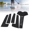 Surfboard Traction Pads Surf Pads EVA Tail Deck Grip AntiSlip Surf Traction Pad(5pcs Black )