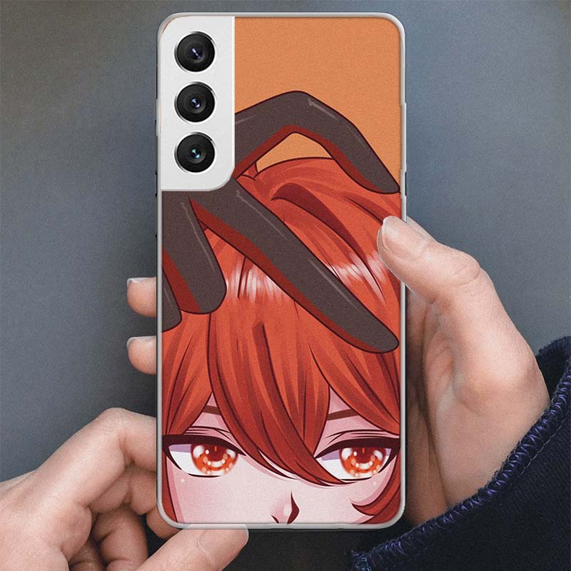 Чехол для телефона Genshin Love Walnut для Samsung Galaxy M12 M21 M30S M31 M32 M51 M52 Note 8 9 10 20 J4 J6 Plus J8 Мягкий силиконовый чехол