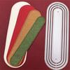 Oval Label Metal Cutting Dies Scrapbooking Stencil Die Cuts Card Embossing DIY Photo Album Template Mold Decoration