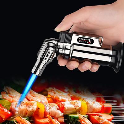Металлическое прижигание барбекю, сварка, синее пламя, зажигание, ветрозащитный, турбо, кулинария, ювелирные изделия, сварочные гаджеты