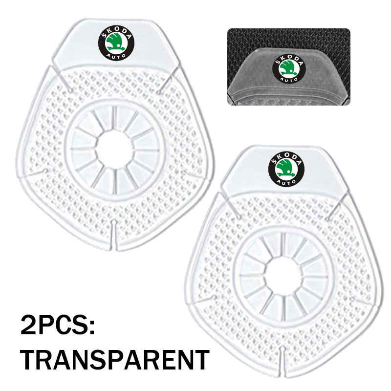 ADZ1 For Skoda Car Wiper Hole Protective Cover Windshield Wiper Bottom Silicone Pads Accessories Kamiq Karoq Octavia 2 3 Rapid Scala