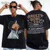 Chris Brown Breezy Bowl XX 2025 Tour Concert Merch T-shirt Men's Women Fashion Hip Hop T Shirt Cotton Casual Oversized T-shirts