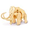 Tsukurundesu® Battery-Operated 3D Wooden Puzzle Dinosaur Series (Mammoth) with Japanese Instructions