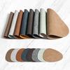 Cowhide pattern placemat, water drop-shaped double-sided table mat, anti-scalding and heat-insulating mat, coaster, Nordic ins style tableware mat