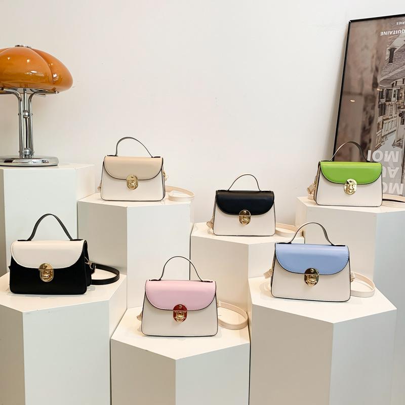Small Fresh and Simple Small Bag Summer New Fashion Small Square Bag Fashionable Retro Crossbody Bag Shoulder Bag Women