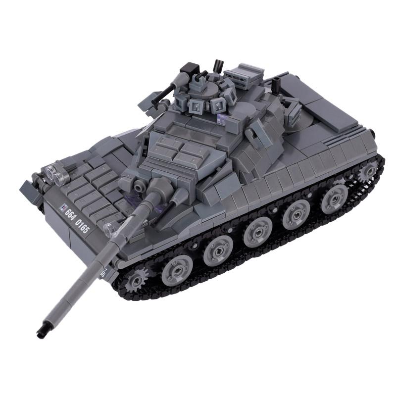 MOC Серия Военных Танков Строительные Блоки Фигурки Армейских Солдат Транспортное Средство Спецназ Бронированный Американский Автомобиль Пушка Грузовик Кирпичики Игрушки Подарок
