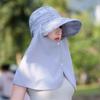 Sunscreen Shawl Fisherman Hat Adjustable Mask Hat Fisherman Hat Sunshade Sun Hat  Women