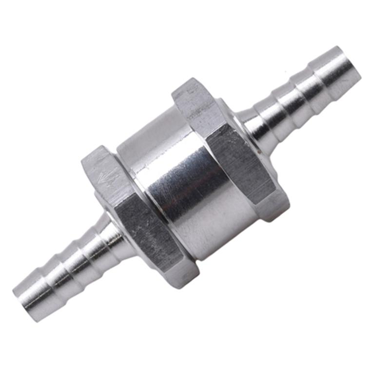 Check Valve One Way Aluminum Alloy Fuel Non Return Petrol Diesel 6/8/10/12mm