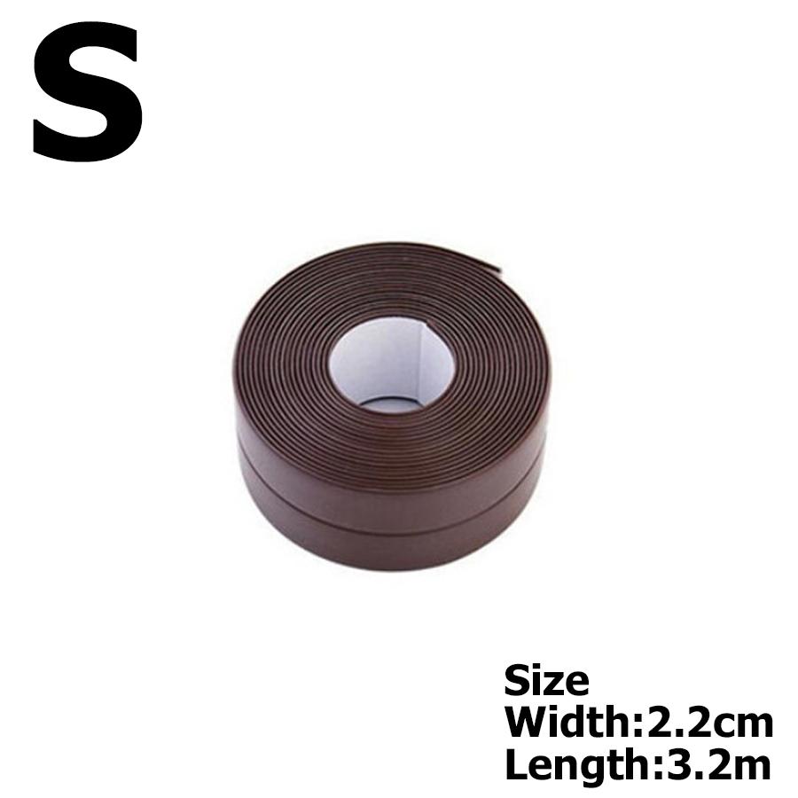 6Colors Bathroom Anti-mold Tape 3.2m 2 Sizes Available Kitchen Waterproof Sealing Tape Bathroom Toilet Wall Corner Line Tape