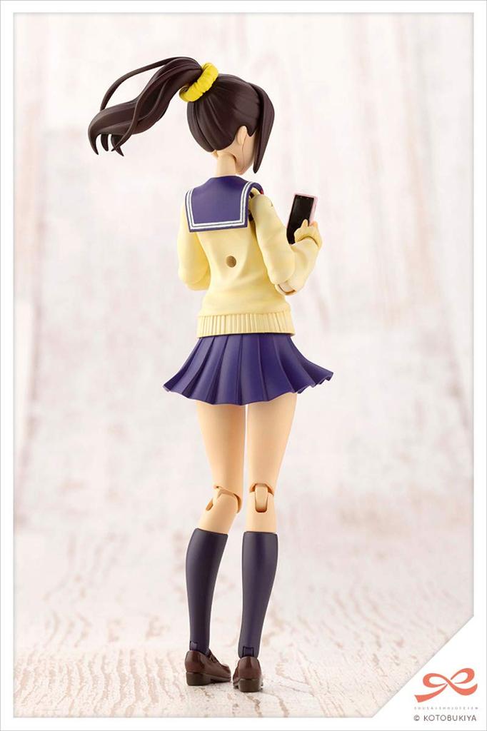 Kotobukiya Sousai Shojo Teien Yuki Madoka [Momozakura High School, Winter Uniform] 1/10 Scale Plastic Model JK001, Approximately 150mm Tall