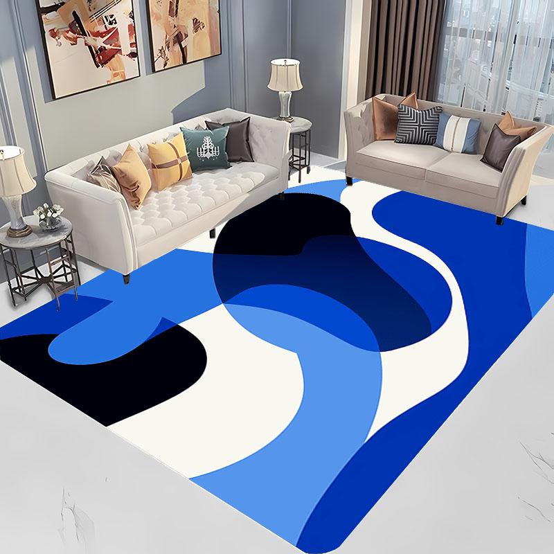 Abstract Colour Art Large Area Carpets for Home Living Room Children's Bedroom Sofa Doormat Kitchen Floor Rugs Anti-slip Decor