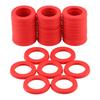 Силиконовые прокладки для шлангов Красный набор шайб Запчасти для ремонта кранов Уплотнительные кольца для садового шланга 3/4 дюйма и уличного водяного крана Легкий ремонт протечек