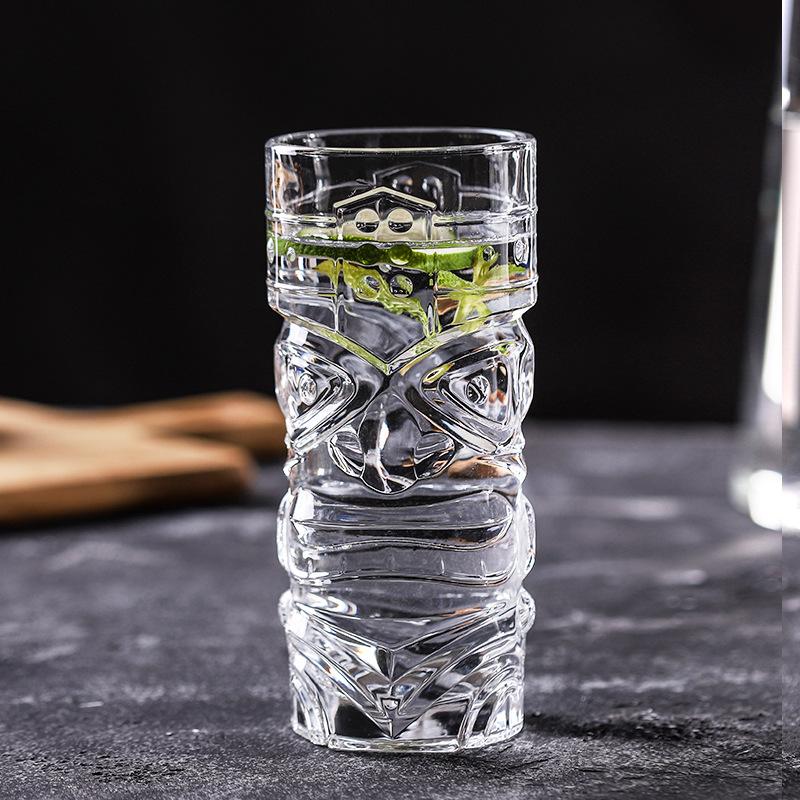 Креативное индивидуальное стекло с призрачным лицом, забавное стекло для сока, стакан для воды, большая емкость