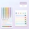 5pcs Mild Colors Highlighter Pens Set, Morandi Protect Vision Soft Chisel Brush Tip - Hued & Sparkling Fluorescent Markers