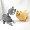Плюшевая игрушка Кот-лапша и кукла Собака-булочка