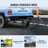 SucceBuy 1000lbs Hydraulic Pickup Truck Crane 360° Swivel Hitch Mounted Crane Hoist with Three Boom for Lifting Goods In Factory