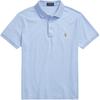Polo Solid Color Logo Embroidered Short Sleeve Polo Shirt Men Tops Light-Blue 710660606-125