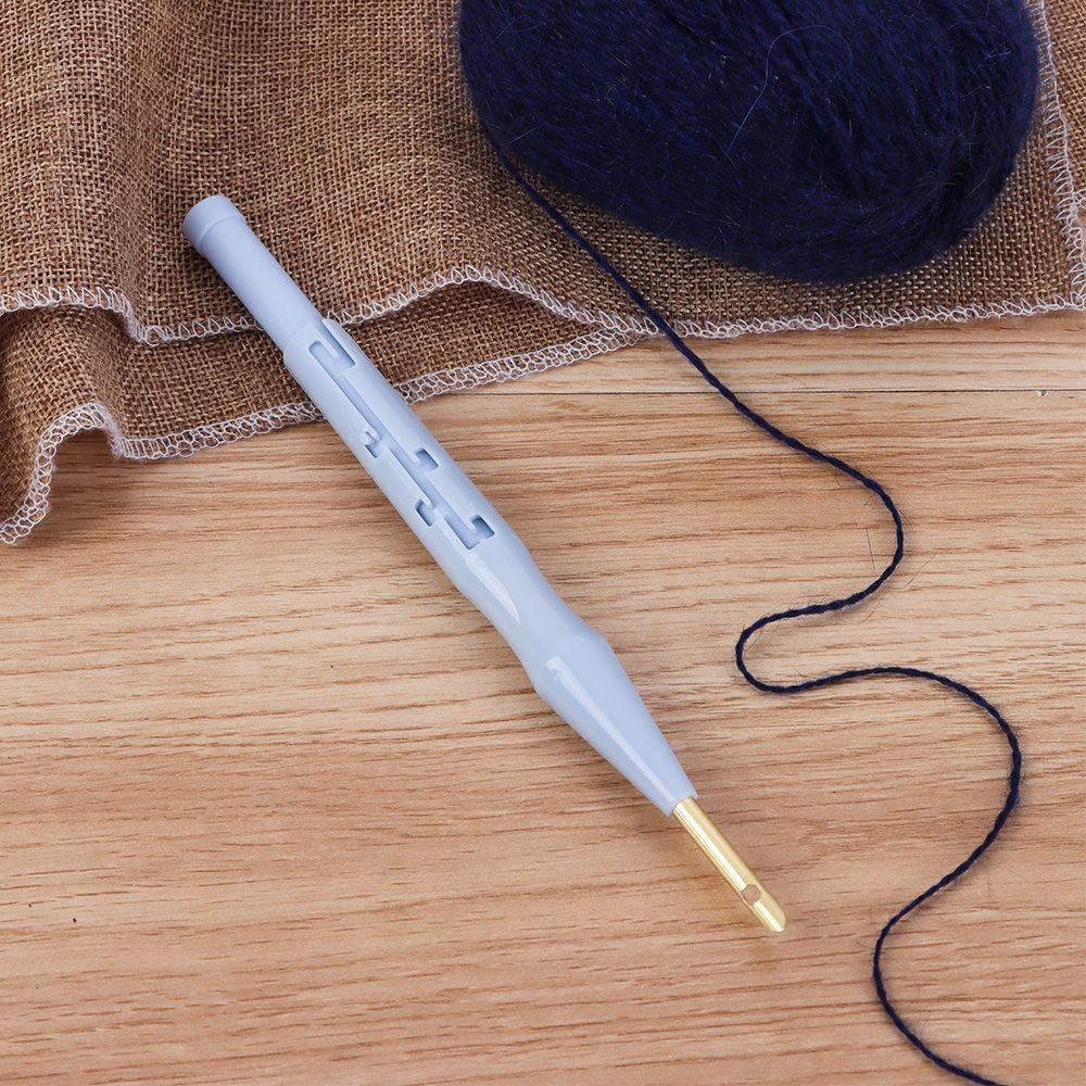 DIY Magic Adjustable Threader Needles Weaving Tool Knitting Needles Tool Embroidery Needle Pen
