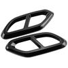 For Mercedes-Benz GLC X254 C254 -2024 Car Accessories Stainless Steel Black Rear Exhaust Muffler End Pipe Cover Trim