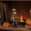 Thanksgiving Haunted House Props Rustic Witch Resin Figurine, Fall Halloween Tabletop Decor, Vintage Farmhouse Decorative Crafts for Shelves