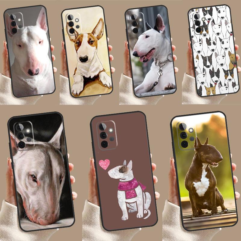 Bullterrier Bull Terrier Dog Case For Samsung Galaxy A52 A32 A12 A14 A34 A54 A51 A71 A53 A33 A13 A15 A25 A35 A55 Cover