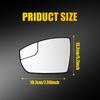 Left Driver Side View Mirror Glass No-Heated For 2013-2018 Ford C-Max Hybrid OEM