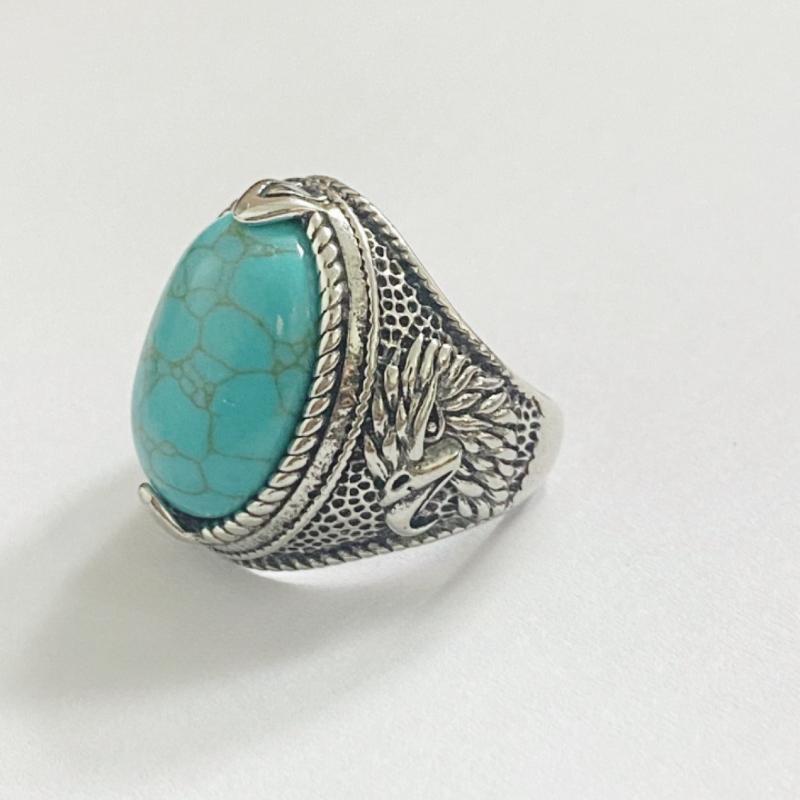 Европейские и американские хип-хоп панк ностальгические аксессуары черное циркониевое винтажное кольцо креативное мужское циркониевое кольцо