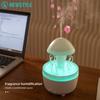 Cute Jellyfish Rotating Night Lights with Humidifier Essential Oils Diffuser Bedroom LED Sleeping Lamp Remote Control Humidifier