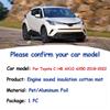 Звуковая накладка на капот двигателя для Toyota C-HR AX10 AX50 2018~2024, передняя теплоизоляция автомобиля, хлопковые чехлы, огнестойкие аксессуары для интерьера