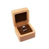 Retro Wood Rings Box Exquisite Ring Earring Holder Simple Earrings Display Tray  Desk