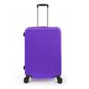 Чемодан среднего размера из АБС-пластика фиолетового цвета 16452