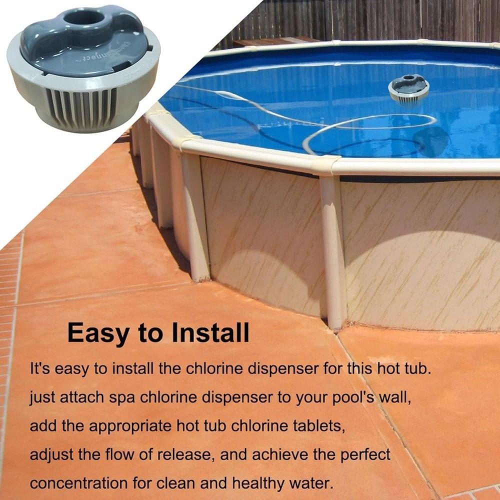 ABS Chemical Dispenser System P03821 Spa Chlorine Dispenser Replacement Dispenser For Lay Z Spa