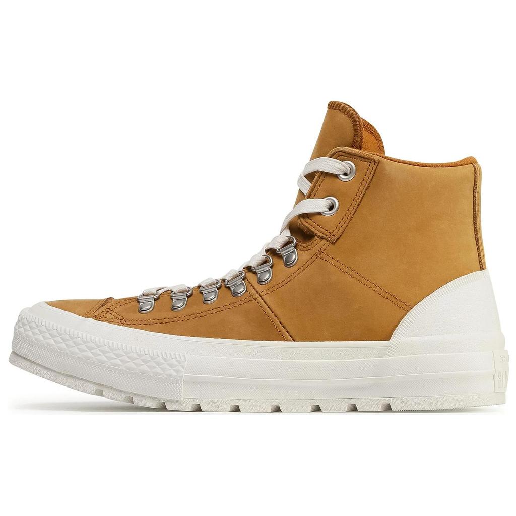 Converse Ctas Street Hiker Hi Удобные Простые Нескользящие Износостойкие Высокие Кеды Мужские Кроссовки Коричневые 153667C