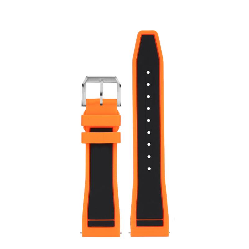 21mm 22mm Color Matching Silicone Strap for IWC pilot Porto Fino Portuguese Little Prince Mark XVIII Waterproof Silicone Strap