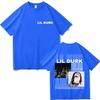 Rapper Lil Durk Music Album Poster Graphic T Shirts Male Hip Hop Vintage Short Sleeve Tshirt Fashion Casual Oversized Tshirts