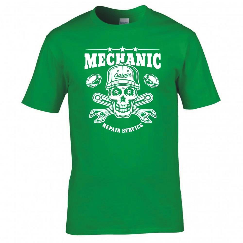 Mechanic Repair Service Skull Wrenches Tshirt