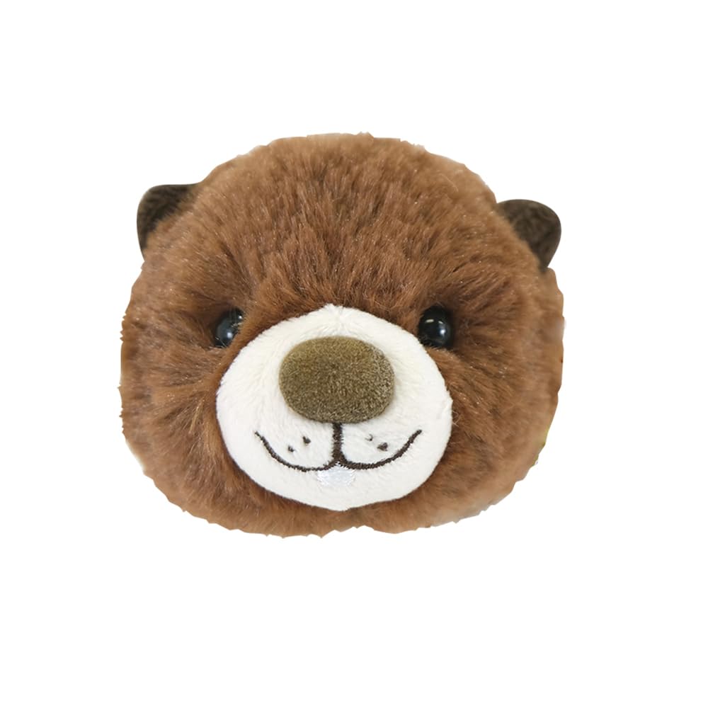 SunLemon Baby Animals Small Beaver BR 7 X 22 X 5.5cm Plush Toy, Cute, Fluffy Baby Animal, P-1203