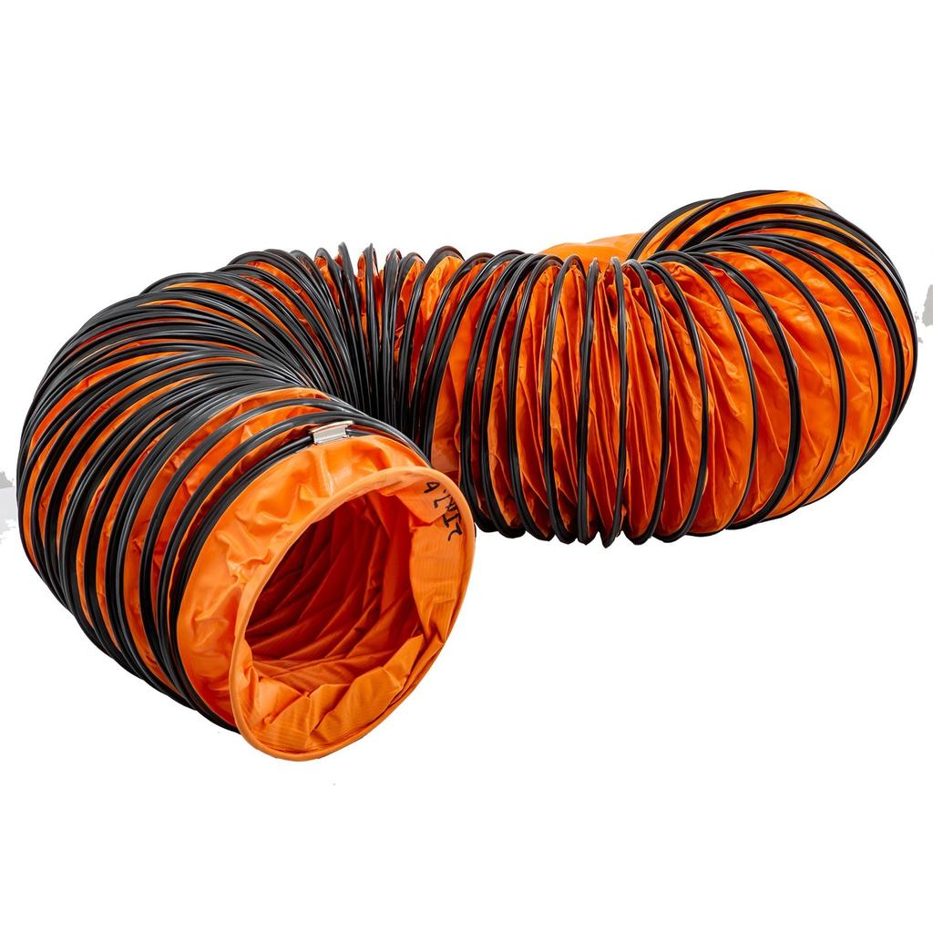 7.6 M/25 Ft Pvc Flexible Duct Hosing For 250 Mm/10" Diameter Exhaust Fan