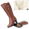 Faux leather women boots