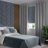 VELVI Decorative bedspread - blue, quilted elegance - 220x240cm