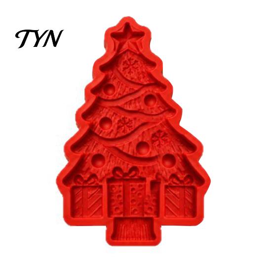 Handmade Gift Making Tools Christmas Tree Silicone Mold, Reusable Casting Resin Concrete Mold Crafting for Plaster, Cement, Soap DIY Crafts Home Decor
