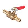 5pcs Brass Barb Valves Ball Valves Shut-off Valvs Safe & Reliable Valves Convenient Option for Household Pipelines