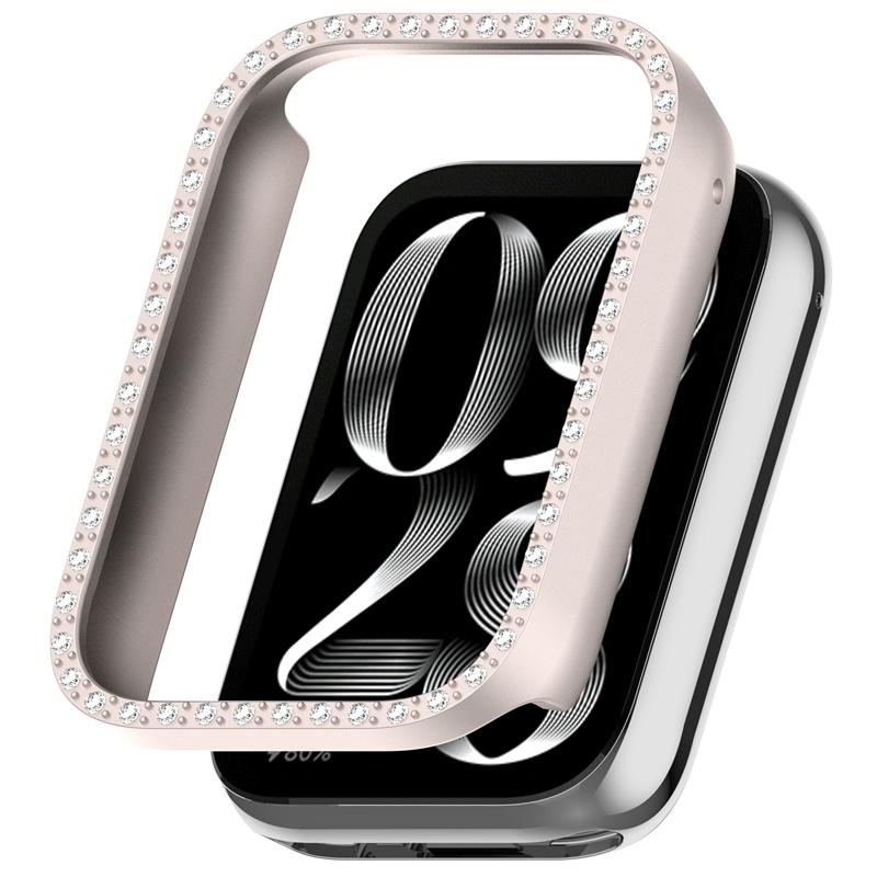 Для Xiaomi Mi Band 9Pro PC Shell Модный защитный чехол с бриллиантами Xiaomi band 9pro Защитный чехол-бампер